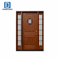 Fangda country style woodgrain rustic exterior doors